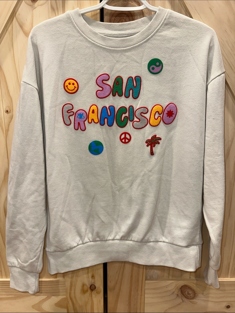 San Francisco Graphic Crewneck Sweatshirt - White